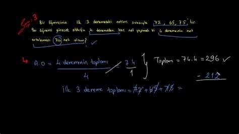 Veri Analizi Konu Anlat M Videolu Rnek Soru Z M Kunduz