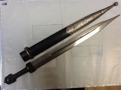 Кинжал чеченский, 19 век, серебро... — покупайте на Auction.ru по ...