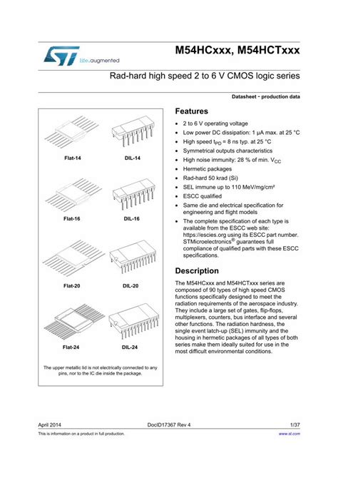 Pdf Rad Hard High Speed To V Cmos Logic Series Rad Hard High