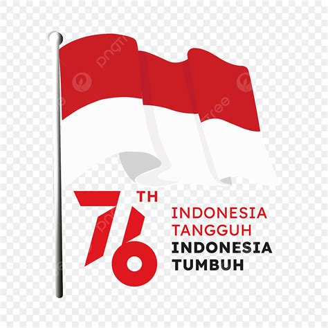 Merah Putih Vector Hd Images Gambar Bendea Merah Putih Hut Ri 76 Tahun Logo Resmi 2021