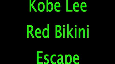 Kobe Lee Red Bikini Escape Bondage Perils Video Clips4sale