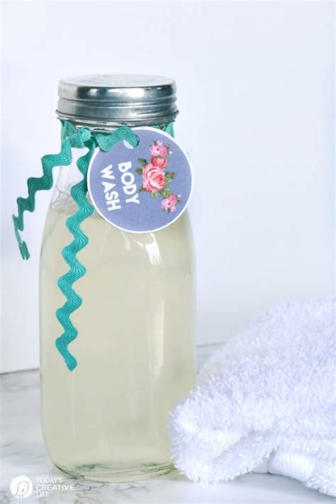 homemade body wash todays creative life