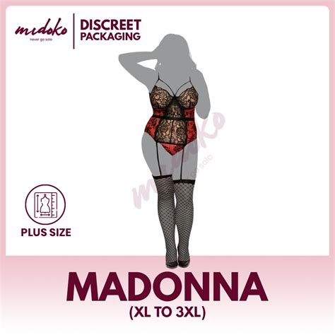 Midoko Sexy Lingerie Plus Size Lingerie Fat Women Nude Nighty Babydoll Nuisette Black Shopee