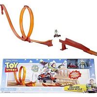 Together We Save Hot Wheels Toy Story Falling With Style Track Set