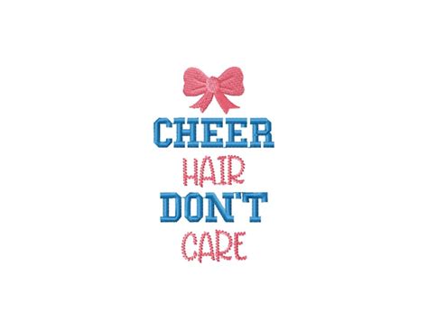 Cheer Hair Machine Embroidery Designs Bow Embroidery Patterns