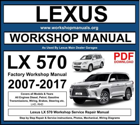 Lexus Workshop Repair Manuals