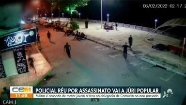 CETV 1ª Edição Fortaleza Policial réu por assassinato vai a júri