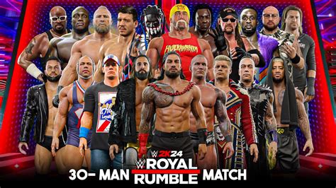 Wwe 2k24 Royal Rumble Match Gameplay Concept Youtube