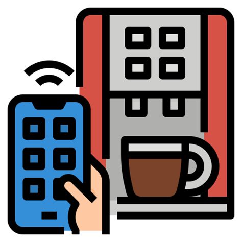 Coffee Machine Aphiradee Monkik Lineal Color Icon