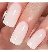 AILLSA Milky White Gel Nail Polish Neutral Gel Nail Polish Translucent Soak Off U V Jelly Nude