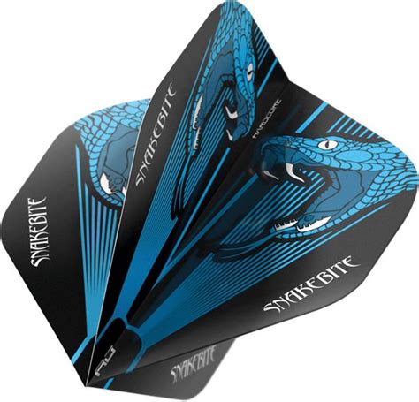 RED DRAGON Peter Wright Hardcore Snakebite Blauw Extra Dikke Dartvluchten 3 Sets Bol