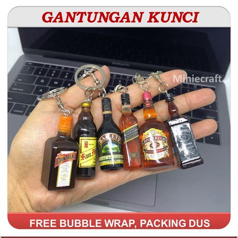 Jual Ganci Gantungan Kunci Miniatur Botol Minuman Liquor Shopee