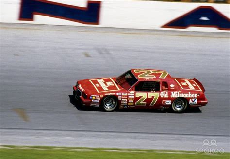 Nascar 1985 Nascar Winston Cup Driver Tim Richmond 27 During The