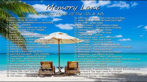 Memory Lane Mellow Music Of The 70s & 80s/Easy Listening/Classic Love Songs - YouTube Music