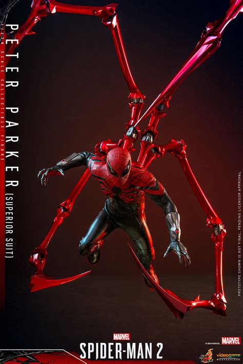 Hot Toys VGM61 1 6 Marvel s Spider Man 2 Peter Parker Superior Suit AcareToys จำหนาย ของ