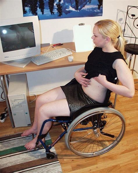 Sexy Girl Masturbating In Her Wheelchair Porn Pictures XXX Photos Sex