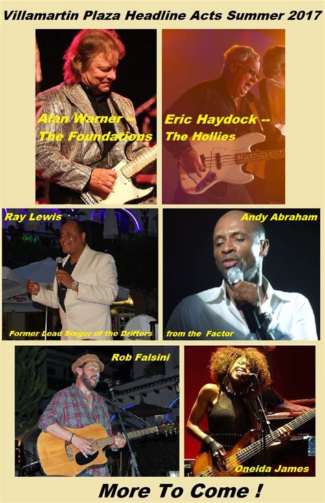Summer Music 2017 Line Up Villamartin Plaza