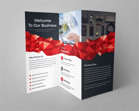 Tallinn Professional Tri-fold Brochure Design Template · Graphic Yard