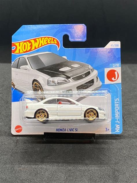 Hot Wheels Honda Civic Si White Carshoping