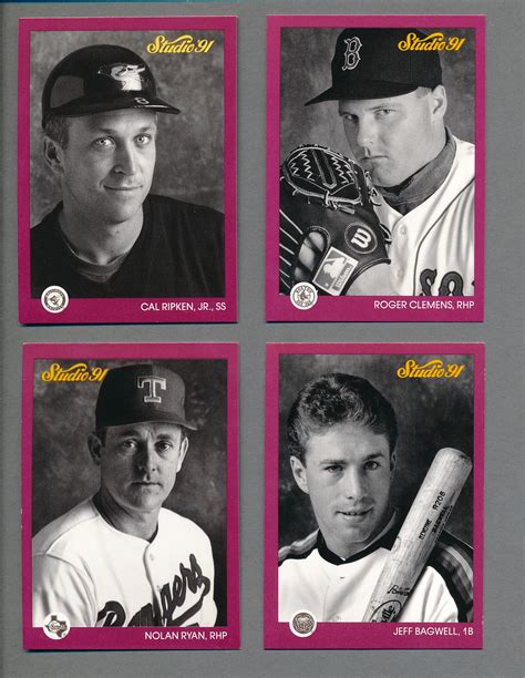 1991 Leaf Studio Baseball Complete Set (264) – Baseball Card Exchange