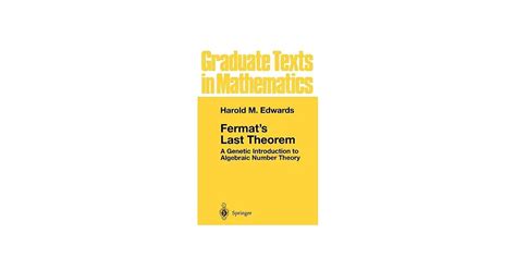 博客來 Fermats Last Theorem A Genetic Introduction To Algebraic Number