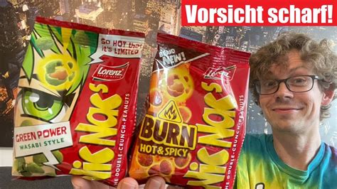 Nic Nac s Burn Hot Spicy vs Nic Nacs Wasabi im Test Schärfe