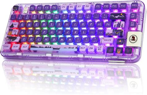 Amazon Yunzii Ck Wireless Hot Swappable Mechanical Keyboard Transparent Acrylic Gasket