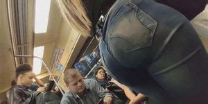 Big Meaty Round Ass Blonde Tight Jeans Tnaflix