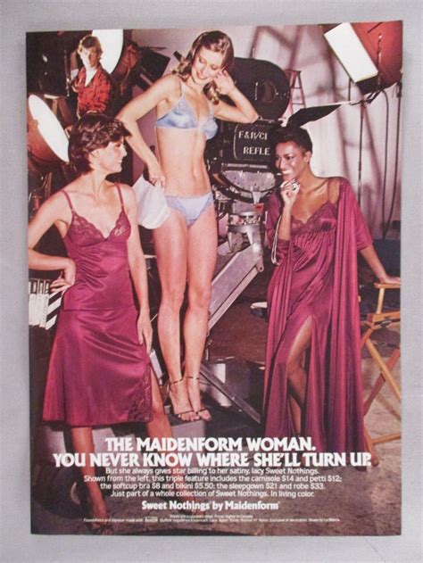 Maidenform Sweet Nothings Lingerie PRINT AD EBay