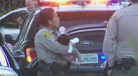 Police pursuit with infant in car livestreamed by driver in California