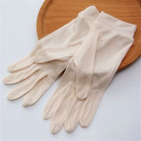 100 Silk Gloves One Pair Washable Fashion Silk Gloves For Etsy Uk