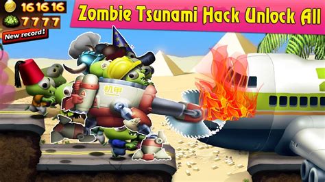 Zombie Tsunami Hack Unlock All Skill Zombies High Score 999 Brain YouTube