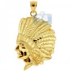 Solid 10K Yellow Gold Diamond Cut American Eagle Mens Pendant