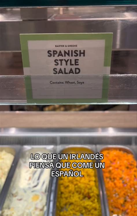 Graba Lo Que Consideran En Irlanda Una Ensalada Al Estilo Espa Ol