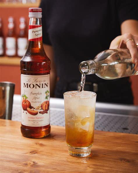 Le sirop de MONIN Saveur Citrouille Epicée