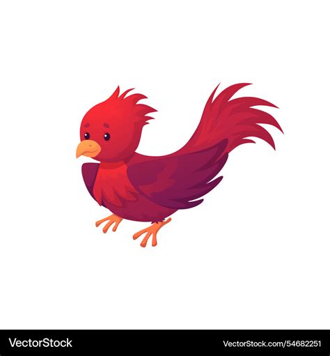 phoenix bird isolated royalty  vector image