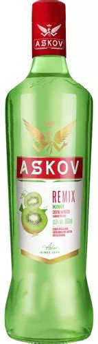 Bebida Askov Vodka Remix Kiwi Ml