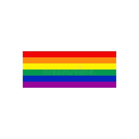 Rainbow Colored Flag Symbol Of LGBTQ The Variety And Diversity Of Love Sign Gay Transsexual