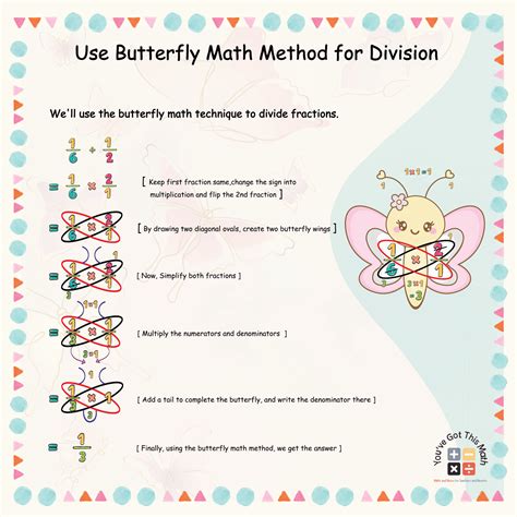 fun butterfly math method problems  worksheet