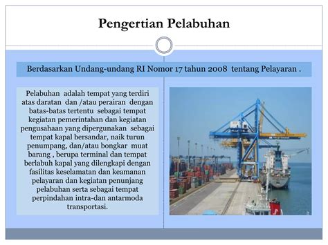 Jenis-jenis pelabuhan | PPTX