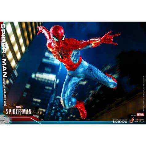 Jual Baru Original Hot Toys Spider Man Spiderman Armor Mark Iv Suit New Rare Diskon Shopee