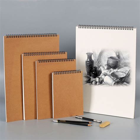 Caderno Profissional De Desenho - K-MIME Profissional Sketchbook Caderno de desenho A3 A4 Sketchbook ...
