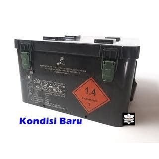 Jual Box Kotak Peluru Amunisi Pindad Perkakas Plastik Tool Box