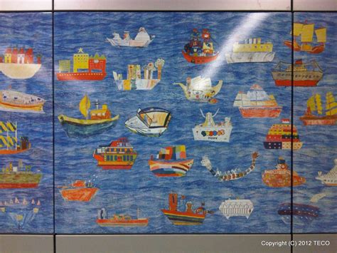 Nautical Wonders: Porcelain Enamel Graphic Panels in Bayfront