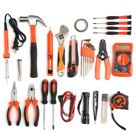 pcs multifuntional tools kit set steel household electrician kits