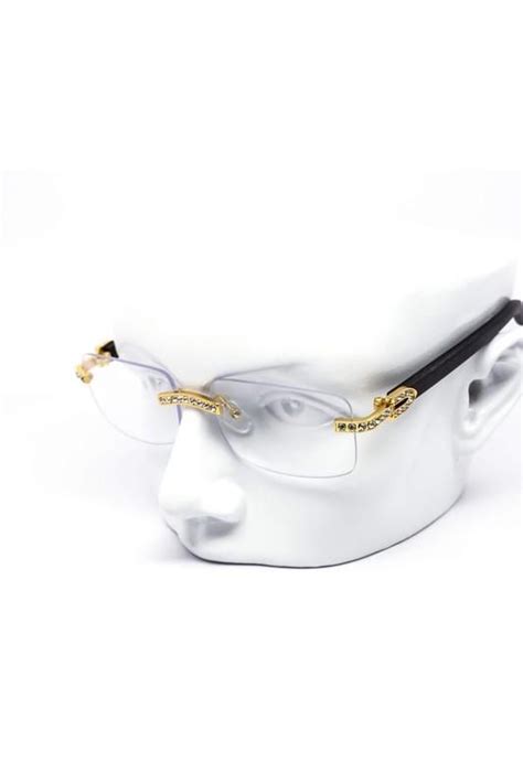 RIMLESS EYEGLASSES Brown Gold, Black Silver, Chic Outfits Edgy, Rimless Glasses, Fashion Eye ...