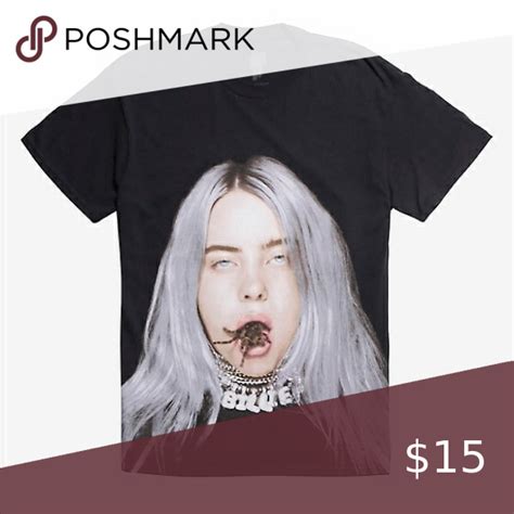 Billie Eilish Merch Shirt Black Oversized Tee