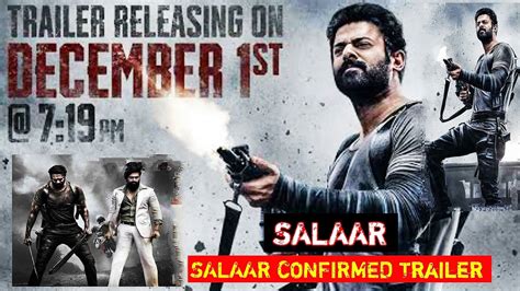 Salaar SALAAR Trailer Prabhas Yash Confirmed Indian Filmy Crazy