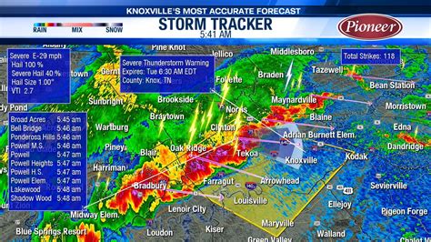 WATE Victoria Cavaliere On Twitter A Severe Thunderstorm Warning Has