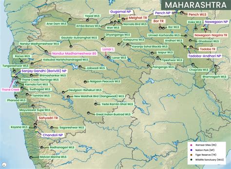 Maharashtra National Parks Tiger Reserves Wildlife Sanctuaries